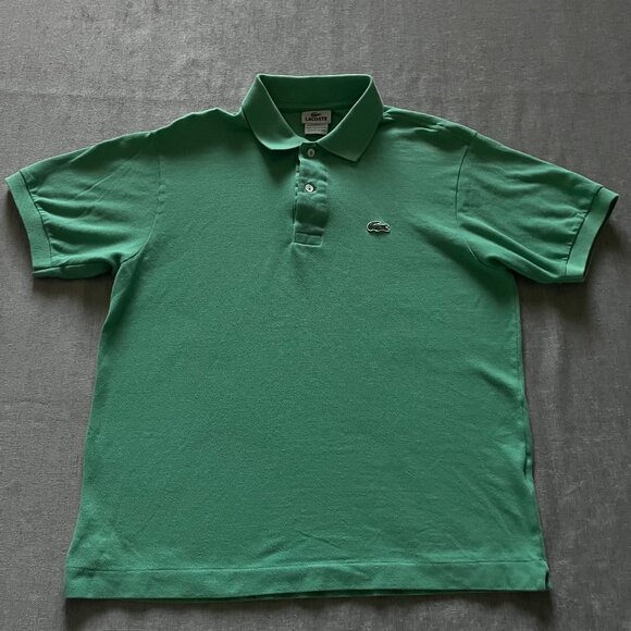 Lacoste Polo Short Sleeve Shirt Men Size M (FR 4) Crocodile Logo Casual Collar - Picture 1 of 6